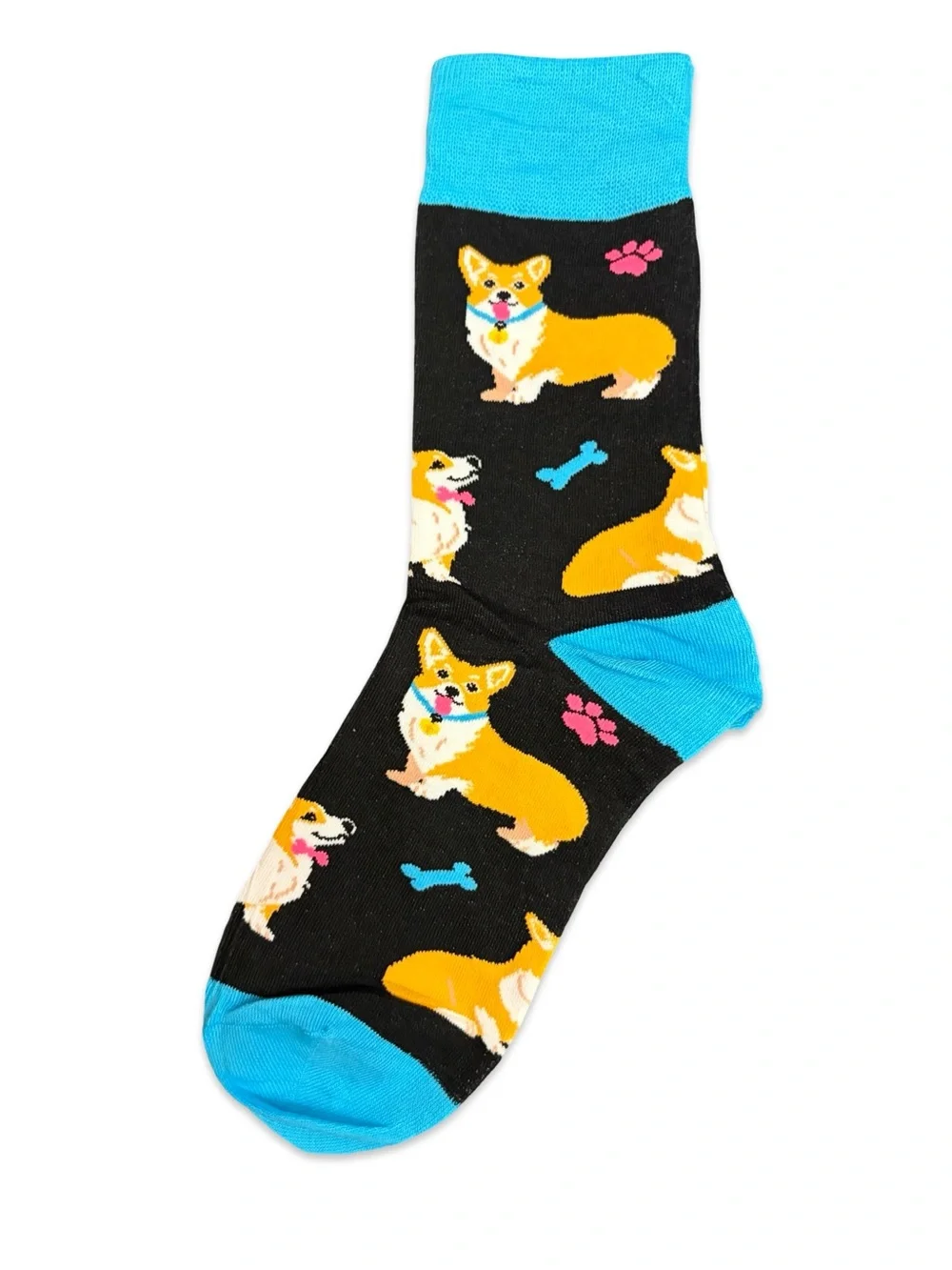 Corgi Novelty Crew Socks One Size Fits Most